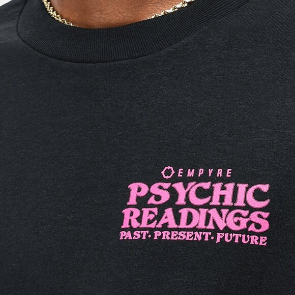 Empyre World Psychic Readings Black Cotton T-Shirt SZ L - Picture 7 of 8